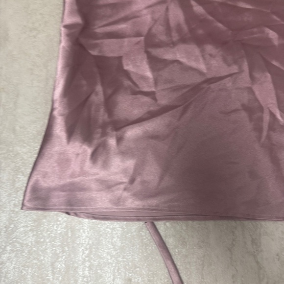 DB Studio satin Cami and ruffle flutter shorts pajama set - Picture 10 of 10